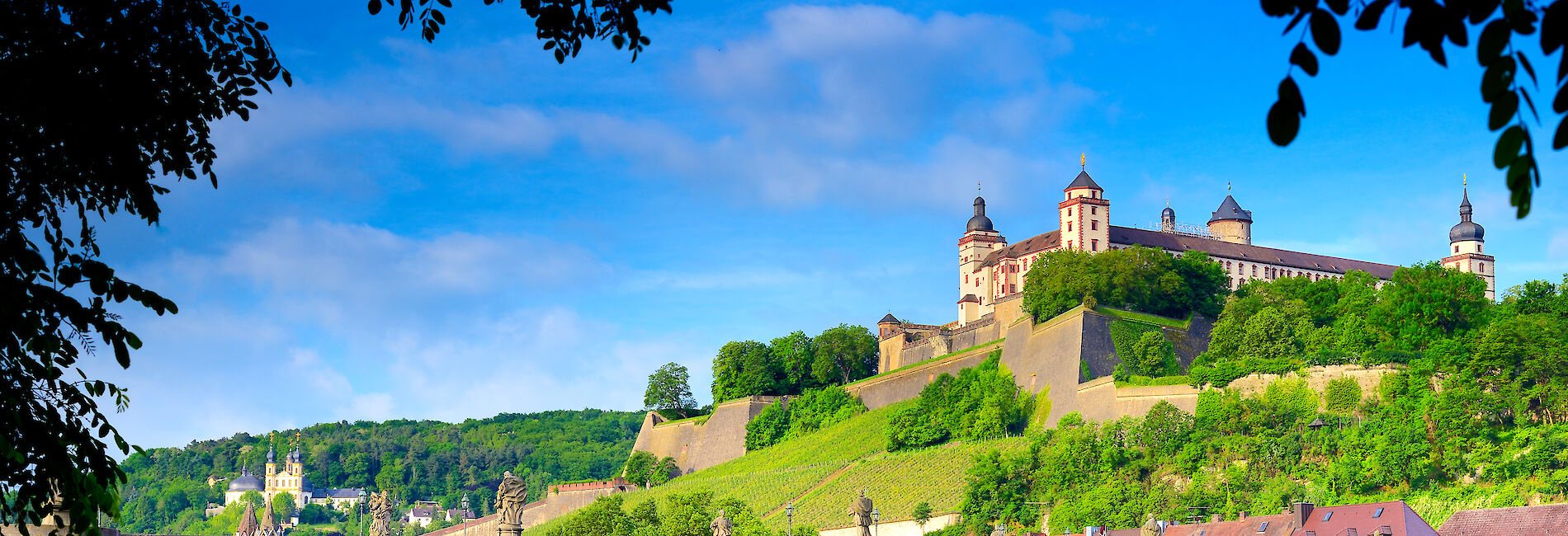 Würzburg city panorama